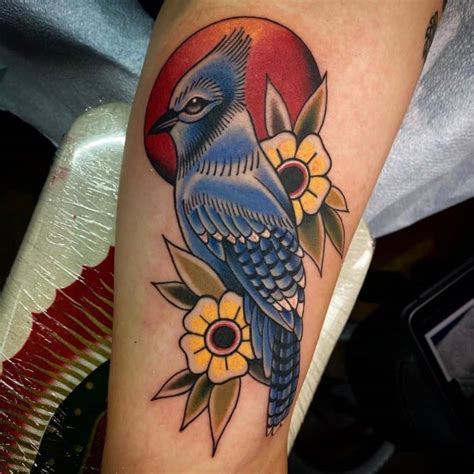 bluebird tattoo design|american traditional buffalo tattoo.